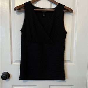 White House Black Market Black Sleeveless Top